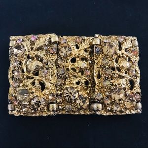 Rare Bracelet Signed Thelma Deutsch Flexible Link!